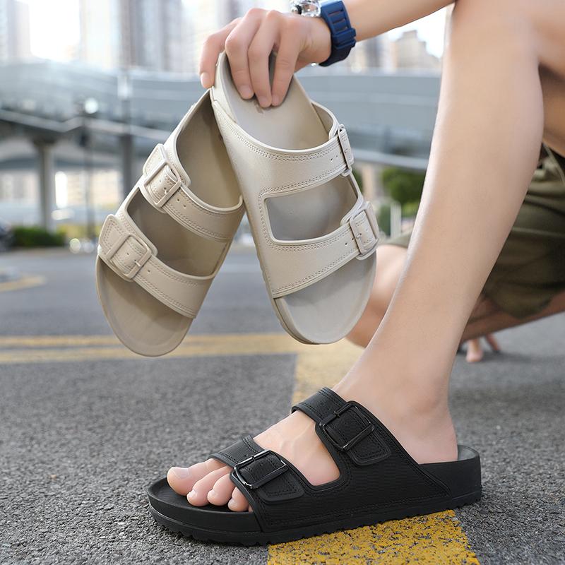 Sommarmode Lätta Utomhustofflor Strandskor Vardagssandaler Hemtofflor och Flipflops