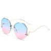 Uv-protective Sunglasses For Ladies, Gradient Lenses, New Model For Driving, Fashionable Sunglasses 1211