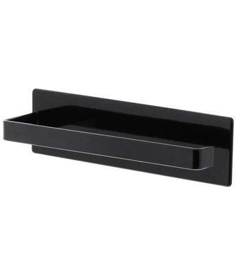 Yamazaki Jitsugyo Magnetic Bathroom Towel Hanger Black Approx. W18 X D4.5 X H5cm Tower Bathroom Towel Rack 3268