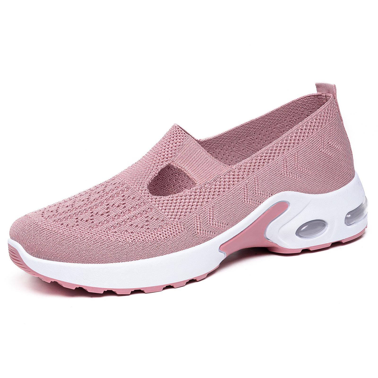 

Women Shoes Spring Versatile Casual Shoes Slip On Mom Shoes Breathable Soft Bottom Non Tired Feet Walking Shoes Comfortable Lightweight Sneakers 36