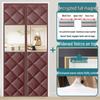 Thickened Magnetic Insulated Door Curtain: Winter Windproof & Self-Adhesive