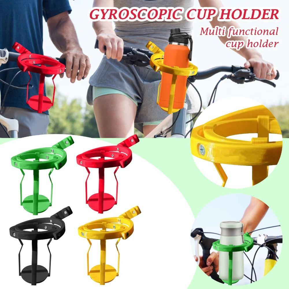 Adjustable Clip Drink Holder Space-Saving Leveling Cup Holder 3D Gyroscopic Cup Holder  Bicycle