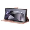 For Samsung Galaxy S26 Ultra Case PU Leather Stand View Phone Wallet Cover with Hand Strap