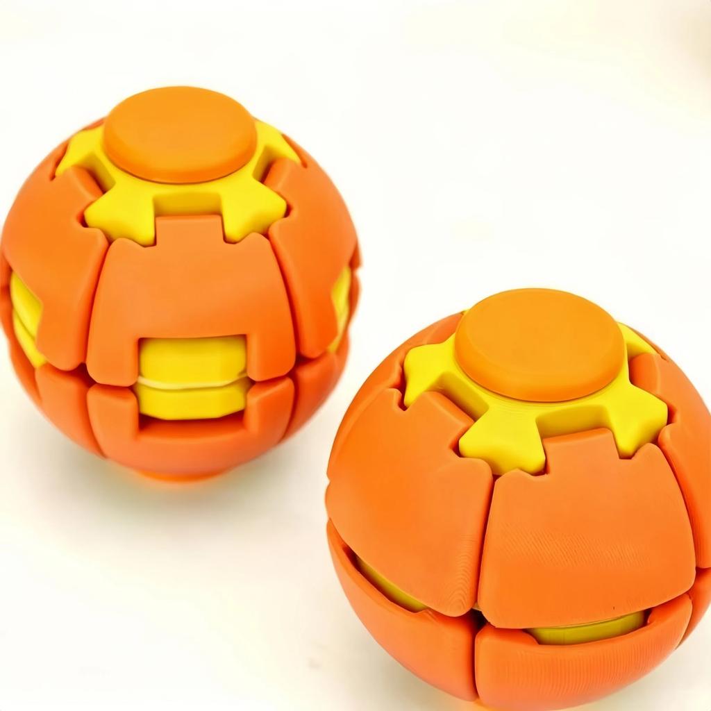 3D Printed Rotating Stress-Relief Gyro Ball, Portable Handheld Spinner Toy, Helps Relieve Anxiety And Improve Focus, Birthday Gift