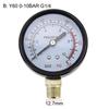 Accurate Measurement Air Compressor Pressure Gauge Meter