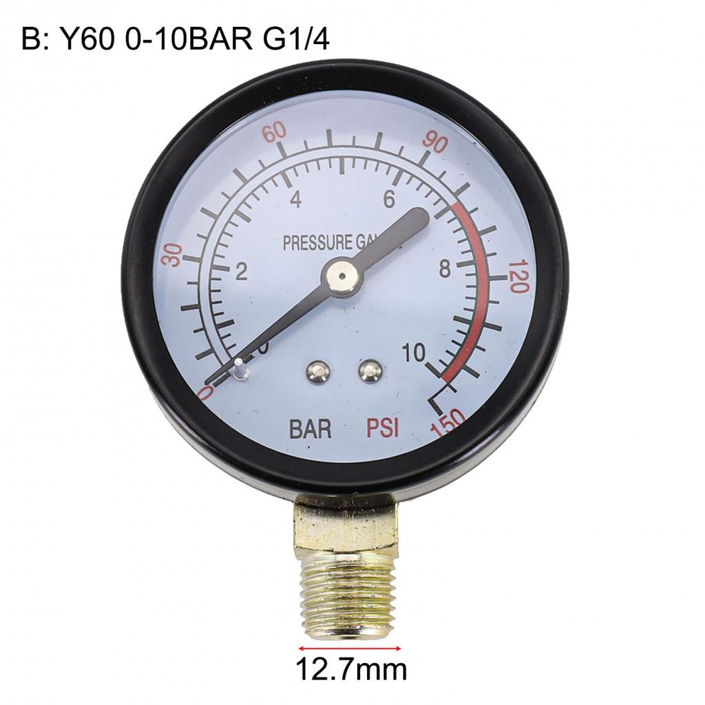 Accurate Measurement Air Compressor Pressure Gauge Meter