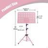Music Sheet Stand Adjustable Height Portable Anti Slip Simple Setup Book Holder Foldable for