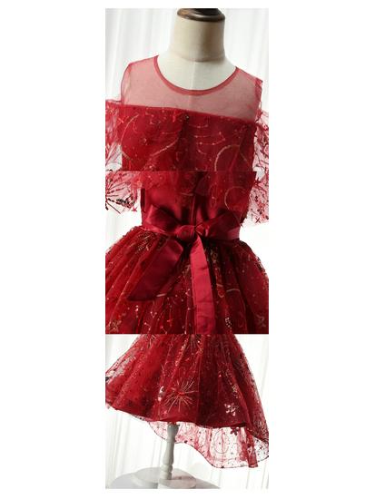 Girls' Wedding & Evening Gown: Princess Birthday Dress & Dance Costume for Children