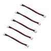 5pcs 2S 3-Pin JST-XH 2S-6S Balanced Plug Male-Female Connector Extension Cable, 15cm, 22AWG, for RC LiPo Battery Chargers (2S)