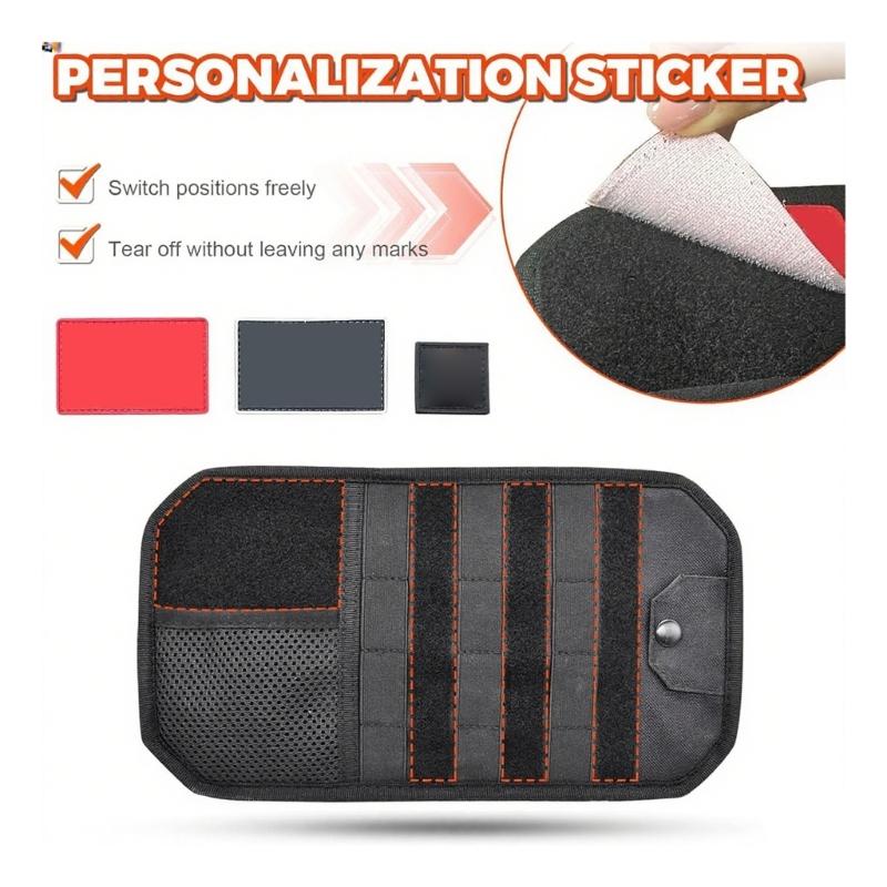 Heavy Type Visors Storage Holder Regulable Hook Straps Tactically Gear Attachment Transparents Pockets Car Accessories