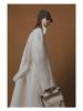Rongtai Women's Tencel Drapey Trench Coat - Spring 2025 Collection, British Style with Tie-Waist and Stand Collar