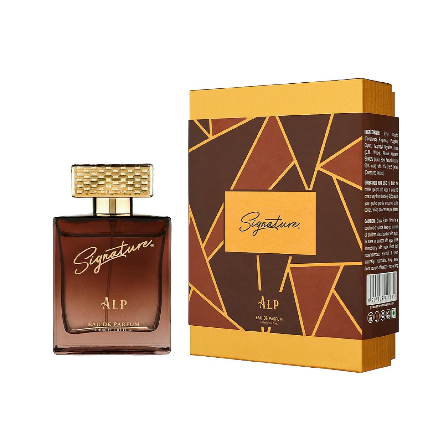 

Signature Aura - ALP Eau De Parfum Men - 100ml | Long Lasting Perfume for Men | Luxury Everyday Wear Fragrance Gift for Him 100ML