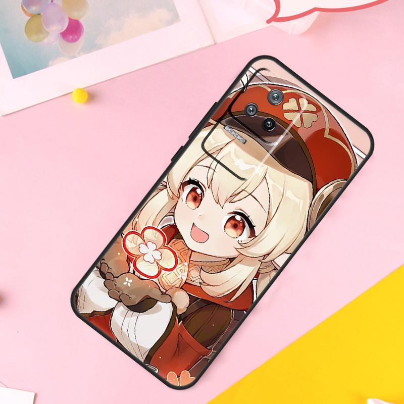 Genshin Impact Klee For Xiaomi 15T 14T 13T 14 15 Ultra 17 Pro Max Case For POCO F8 Ultra F7 F6 F5 X3 X5 X6 X7 Pro