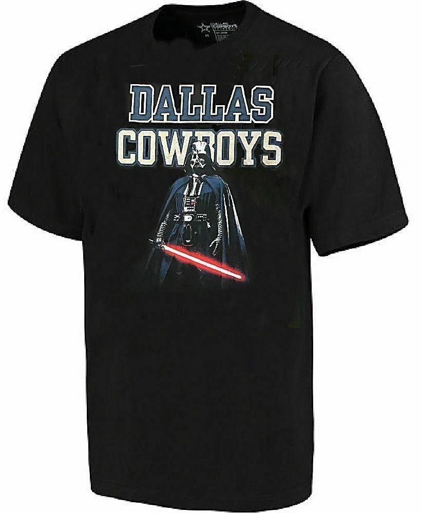 Youth Dallas Cowboys Black Vader Presence Short Sleeve T shirt L