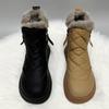 Snow Boots Women's Winter 2024 New Velvet Thickened Large Cotton Shoes Waterproof, Non-slip, Cold-proof and Warm Short Boots