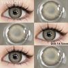 FUNSACHY Nové Módní Kontaktní Čočky 14.2mm Barevné Oční Kontaktní Čočky Modré Přírodní Čočky Šedé Zorničky Oční Make-up Kosmetika Roční