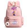 Anime Cute K-Pop Printed Backpack Student Teenager Bookbag for Boy Girl Schoolbag Kid Gift Women Large Capacity Travel Bag Mochila