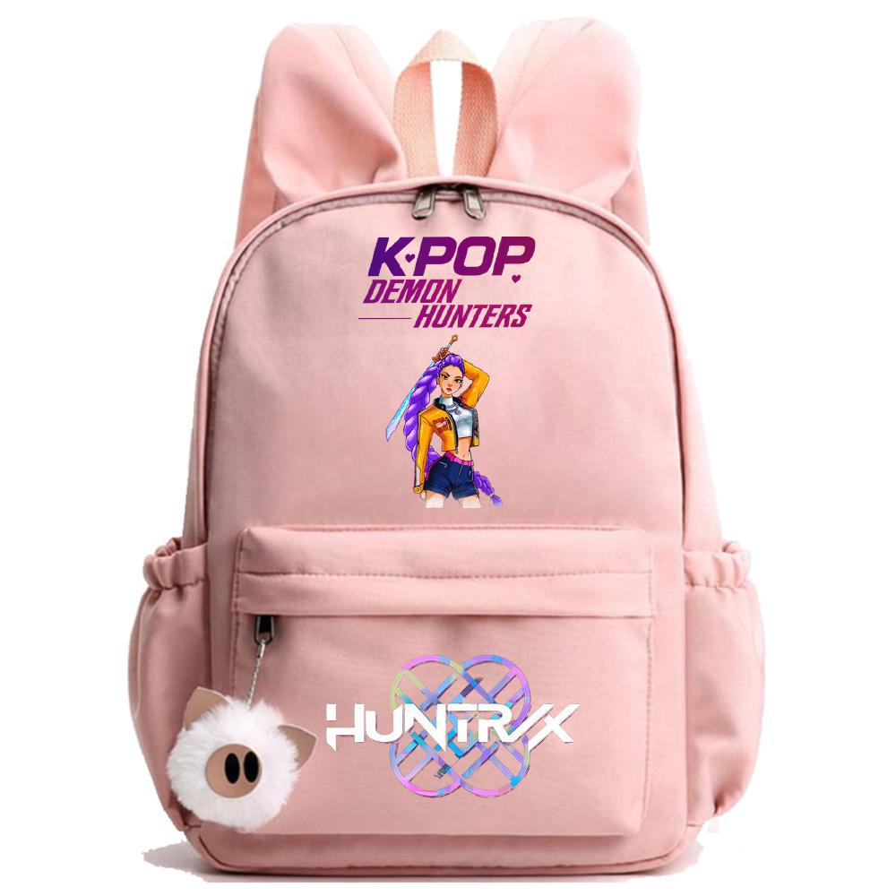 Anime Cute K-Pop Printed Backpack Student Teenager Bookbag for Boy Girl Schoolbag Kid Gift Women Large Capacity Travel Bag Mochila