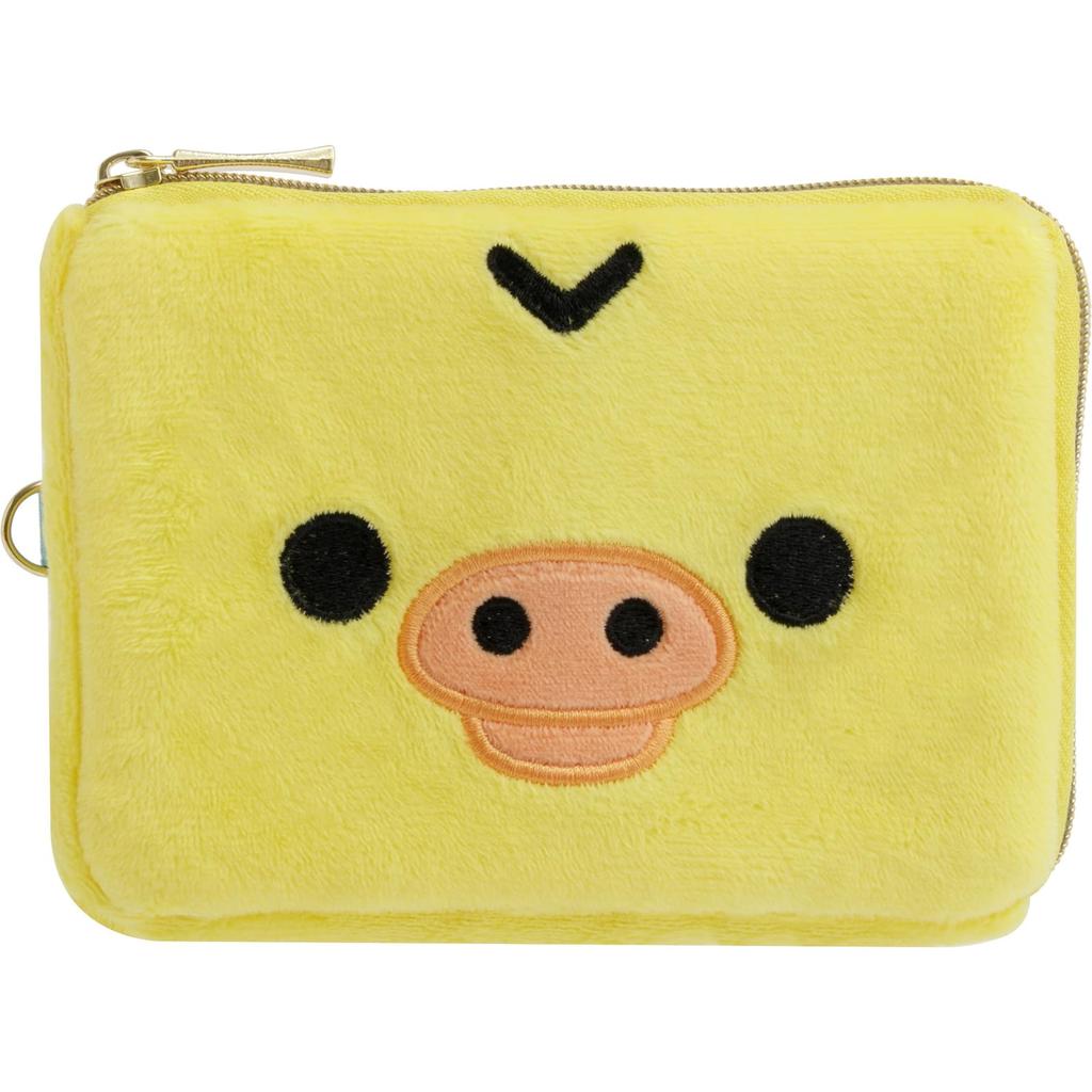 San-X Rilakkuma Plush Pass Case Kiiroitori PB72203 H90 X W130 X D25mm