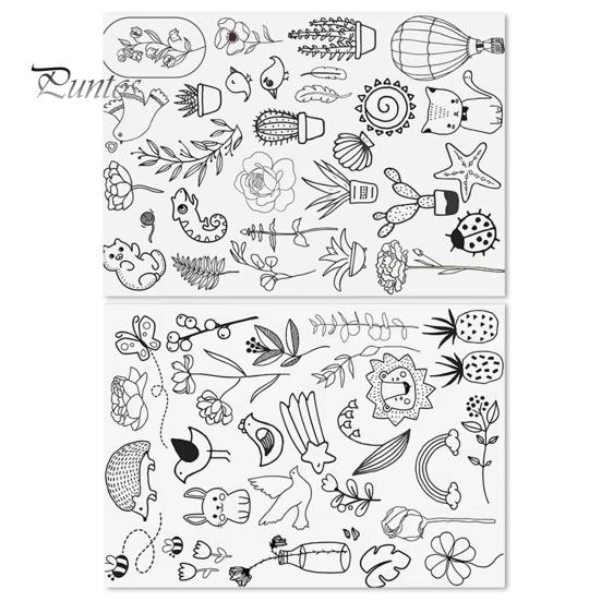 

2 шт./компл. водорастворимый стабилизатор для вышивки в богемном стиле с цветочным узором и листьями, креативный DIY стабилизатор для вышивки ручной работы, стабилизатор для ручного шитья A