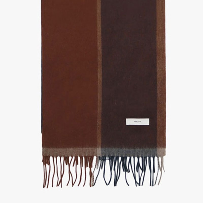 healiote HEAL HALF-CHECK MUFFLER_NAVY