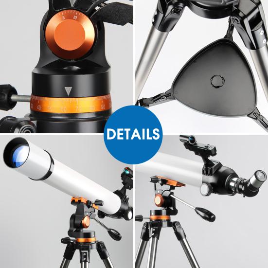 Telescope Large Aperture High Clarity Multipurpose 70/700mm Astronomical Monocular Telescope with Tripod