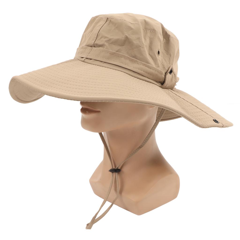 Fishing Hat Over UPF 50 UV Waterproof Versatile Wide Brim Bucket Hat for Outdoor Fishing