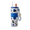Ceramic Coated Vacuum Cup Stainless Steel Thermal Water Bottle Practical Vacuum Mug  Sports