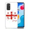 Georgia Flag Phone Case For Xiaomi Redmi Note 15 14 13 12S 12 Pro Plus 11S 11E 11 11T 10S 10 Art Soft Pattern Cover Redmi Note 1