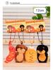 Cartoon Dachshund Plush Toy Camera-Style Keychain Backpack Accessory