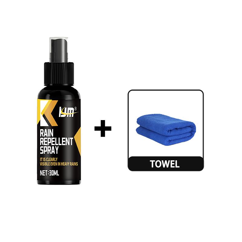 

KJM Car Rain Repellent Spray Long-Lasting Mirror & Window Treatment for Clear Vision in Heavy Rain Essential Car Care Product 30ML