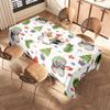 Vibrant Christmas Tablecloth Holiday Decor for Dining Room or Kitchen Various Patterns Available