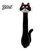Cute Cat Vase Handcrafted Quirky Whimsical Resin Shaped Flower for Flowers Pampas Grass Funny Kitty Ornament Home Office Shelf Decor Gifts Lovers