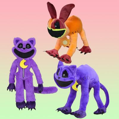 Poupée Peluche Douce Kawaii Câlin Peluche Design Animaux Souriants Chat Somnolent Chien Jour Peluche Jouet pour Enfants Cadeau Enfant Décoration