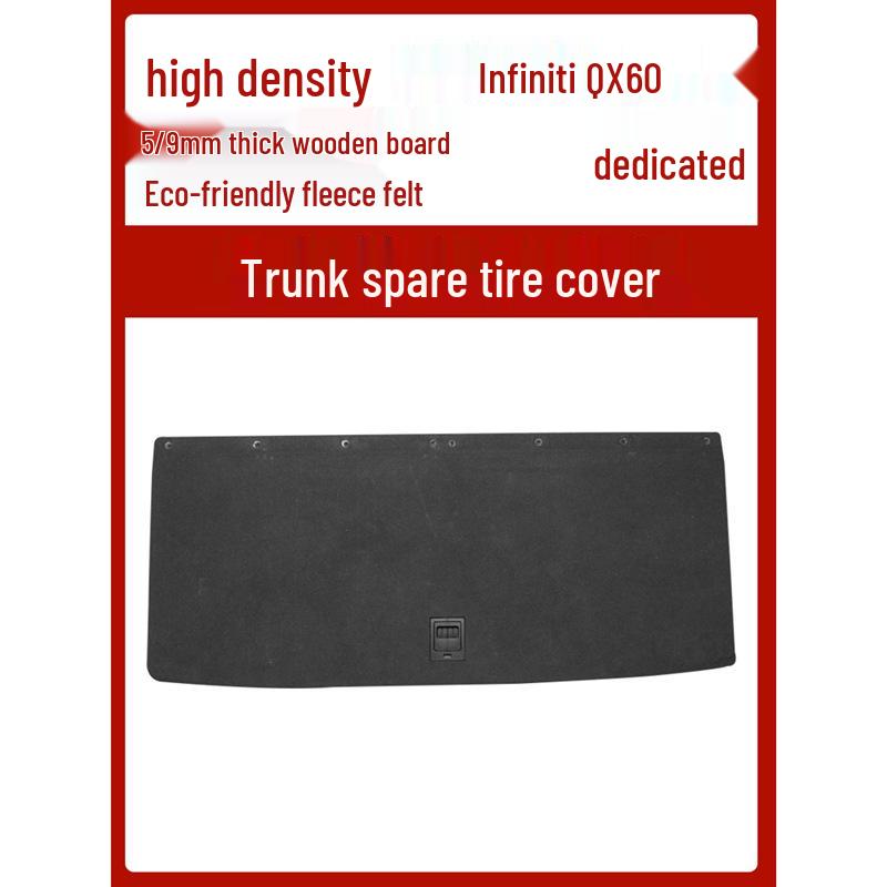 Infiniti QX60 Trunk Spare Tire Cover: Durable Carpet Mat & Load-Bearing Partition