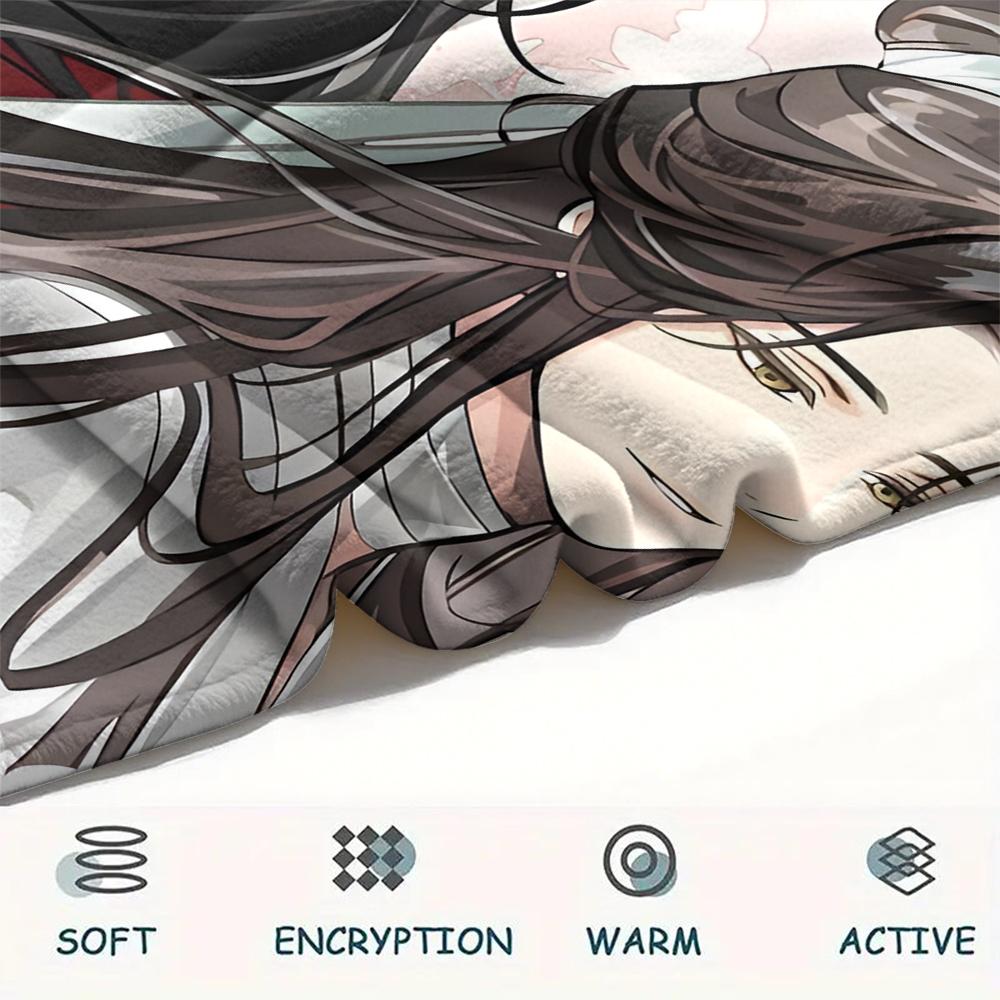 1 Stück Flanelldecke mit Cartoon-Druck, Hohe Qualität, Bequem für alle Jahreszeiten, Heimdekoration, Wärme und Komfort, Perfekt als Weihnachts- oder Geburtstagsgeschenk