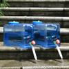 5/8/10/12/15L Clear Plastic Water Container Tanks with Tap Outdoor Water Bucket Camping Water Carrier Portable Bucket
