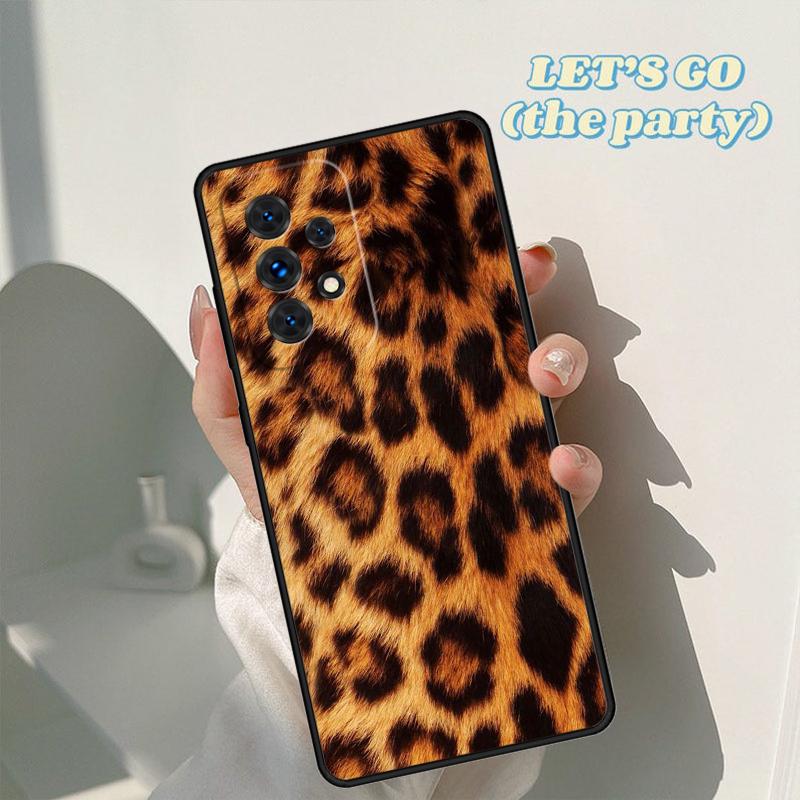 Wild Cat Cheetah Leopard Phone Case For Samsung Galaxy A42 A31 A40 A51 A71 A32 A80 A91 A52 A72 A73 A20e A50 A70 A11 A12 Cover