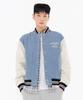 Chasecult Unisex Denim Varsity Jumper-Faru4131B0N