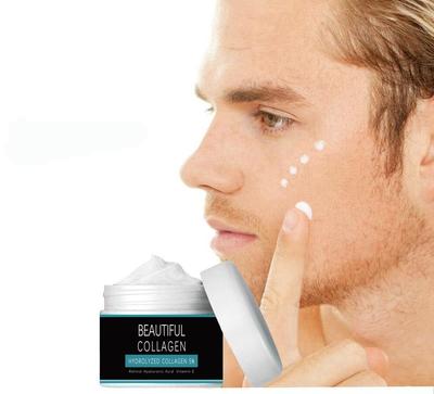 Anti-Aging-Creme für Männer. Feuchtigkeitsspendend, feuchtigkeitsspendend, Gesichtsfalten, Entsalzung, feine Linien, feuchtigkeitsspendende Hautstraffungscreme