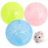 Small Pets Exercise Ball Dwarf Hamster Plastic Mute Running Spinner Play Toy for Junior Hedgehog Mini Gerbil 4 Colors