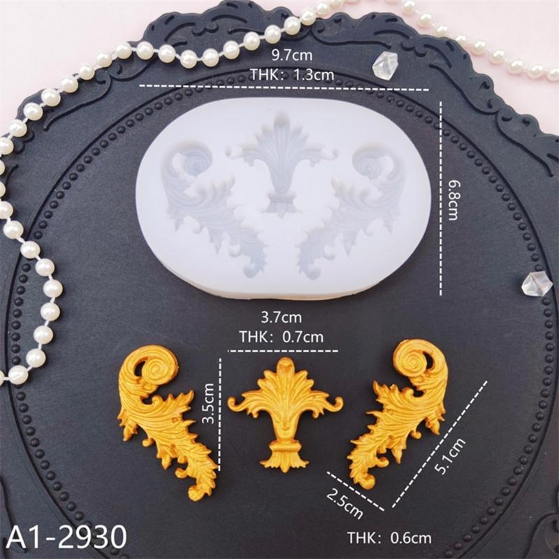 Professional Grade Fondant Border Mold Set With Intricate European Patterns Dishwasher Safe Baking Essential