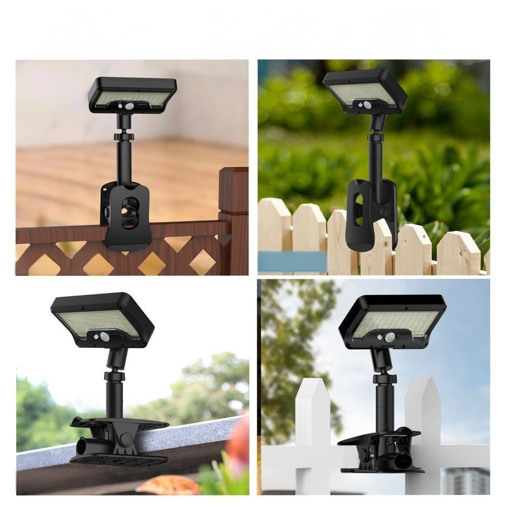 Light With Solar Clip Outdoor Use Courtyards Fences Villas Walls Parks Lawns Lamp