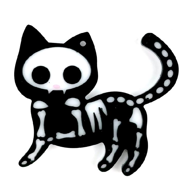 1Pc/5Pcs Shiny Five Syles Kitten Keychain Silicone Molds for Valentine Gift