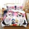 3D Anime New Gotou Hitori Printed Bed Set Duvet Cover Pillowcase Bedding Set Bed Linen Sheet Quilt Cover Full Queen King Size