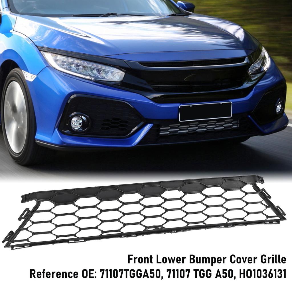 71107 TGG A50 Front Bumper Lower Grill Long Lasting Enhanced Visual Appeal Easy Install ABS Improved Airflow for Hatchback