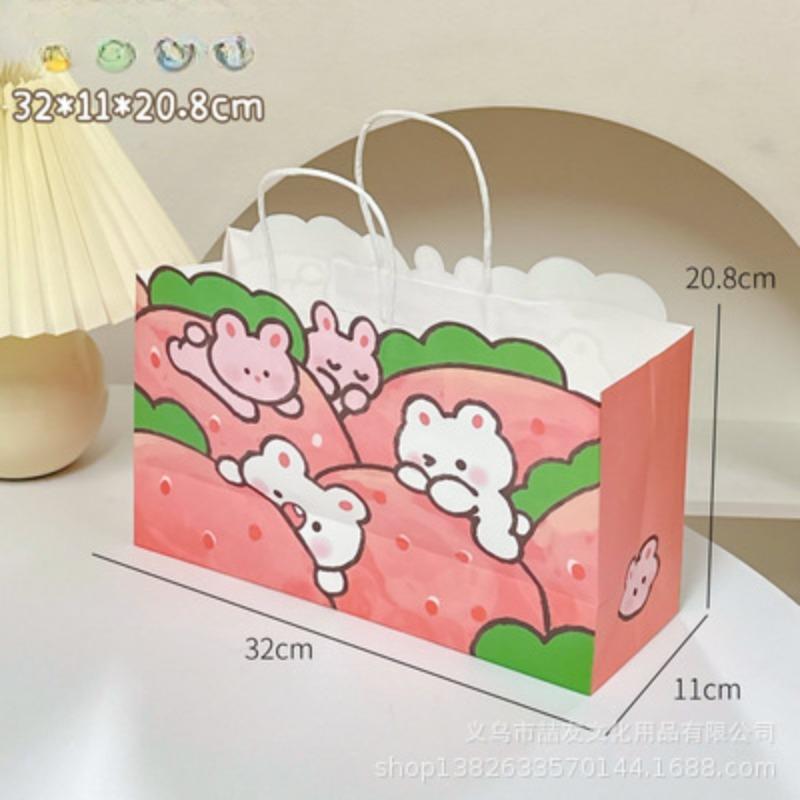 Подарочная сумка с рисунком сумка-тоут подарочная сумка на день рождения для подруги большая сумка для детского сада 572₽