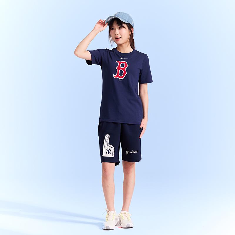 Nike T-Shirt Versatile Elegante Comoda alla Moda Manica Corta Top per Bambini Blu Scuro 3Z3B7NM00-BOS