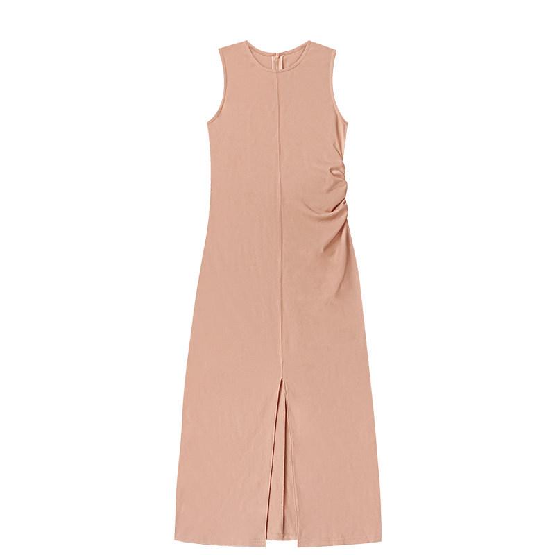 Hello Eat Simple Sleeveless Midi Dress - Spring/Summer 2026 Minimalist Style
