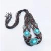 Metal Women Braided Belt Hand Woven Colourful Women's Belt Fashion Ethnic Bead Waistband  Skirt